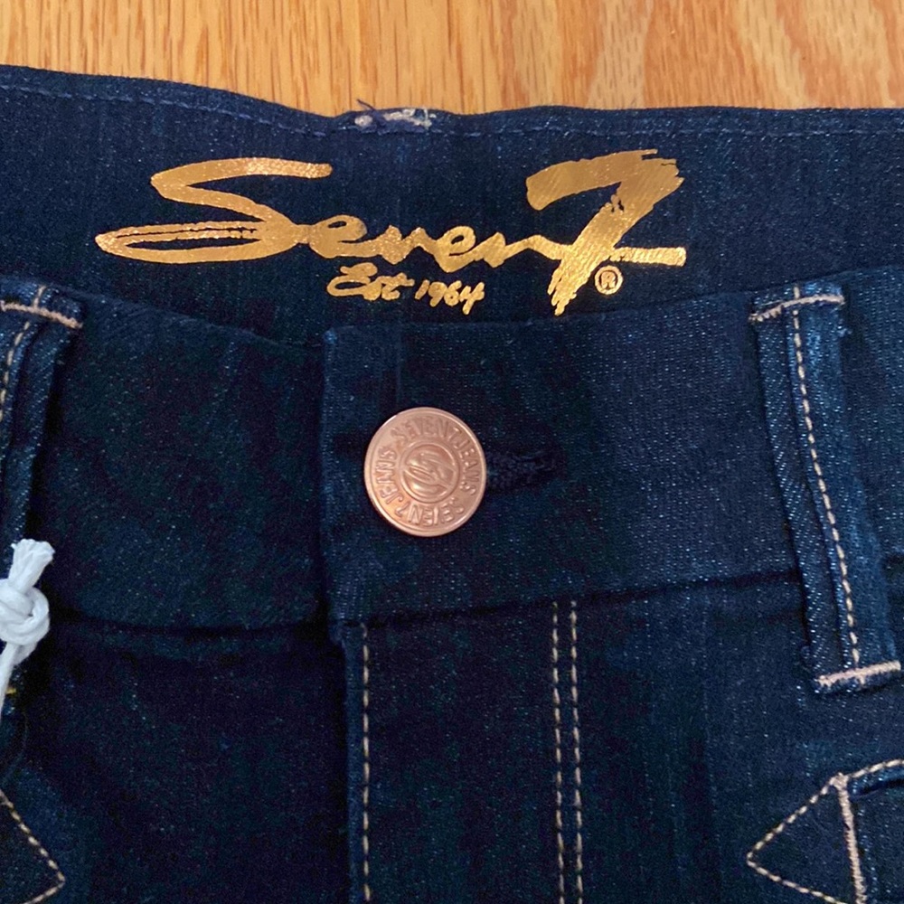 NWT Seven7 Gramecy Wide Leg Gaucho Jeans Size 8 - Picture 4 of 16